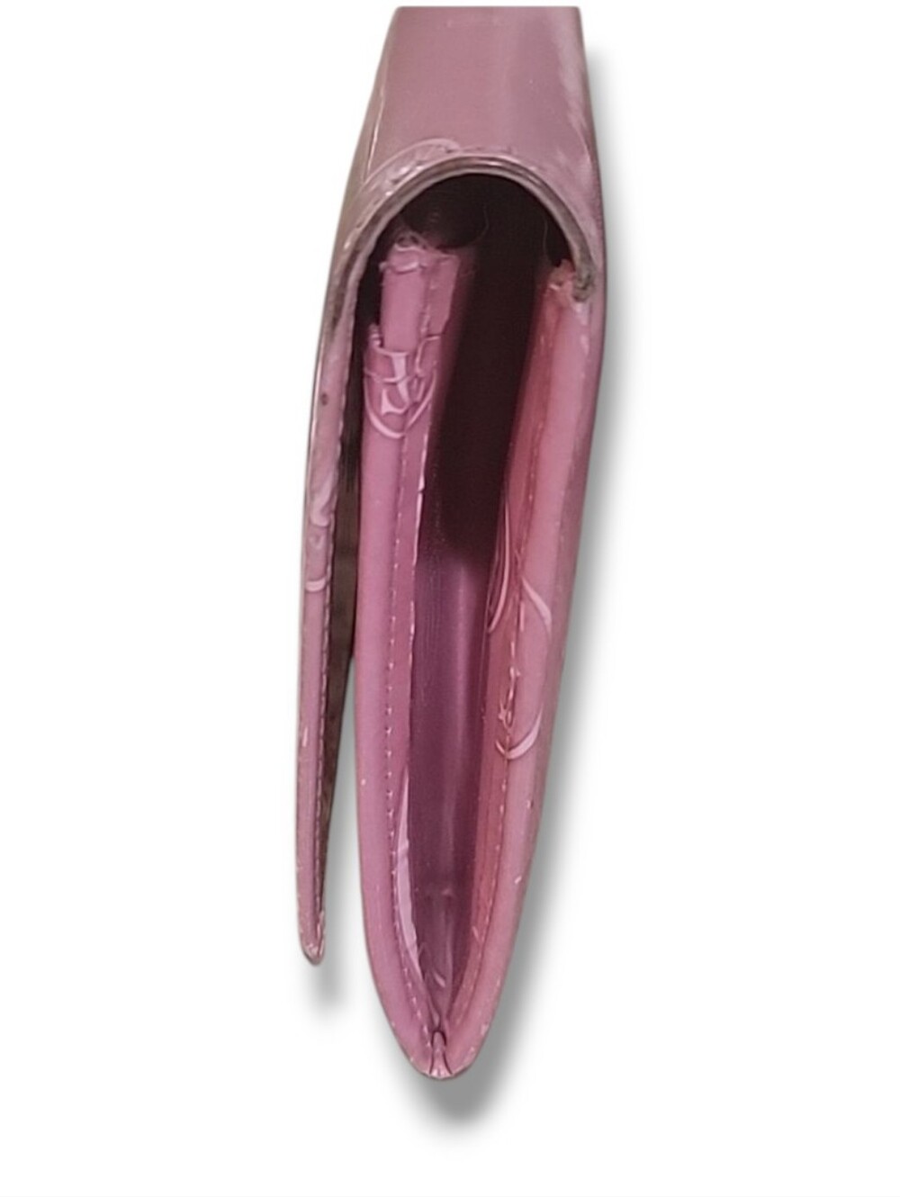 Cartier Pink Patent Leather Happy Birthday Continental Wallet Authentic - Picture 7 of 13